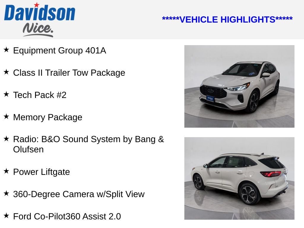 2023 Ford Escape ST-Line Select