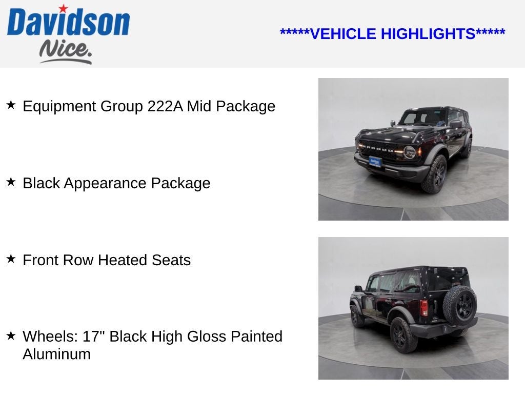 2025 Ford Bronco Big Bend