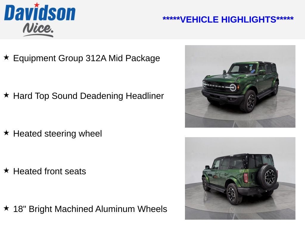2025 Ford Bronco Outer Banks