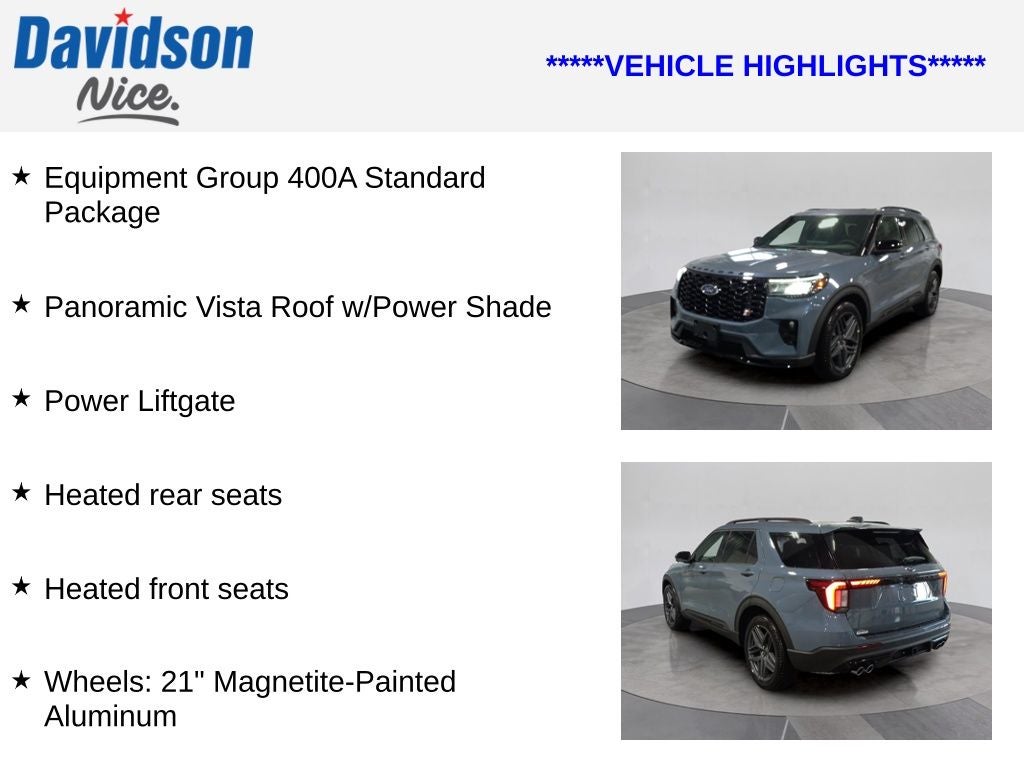 2025 Ford Explorer ST