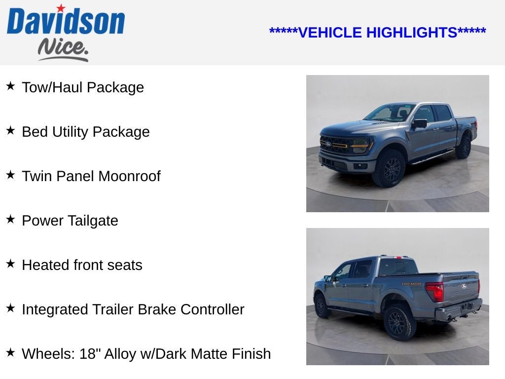 2025 Ford F-150 Tremor