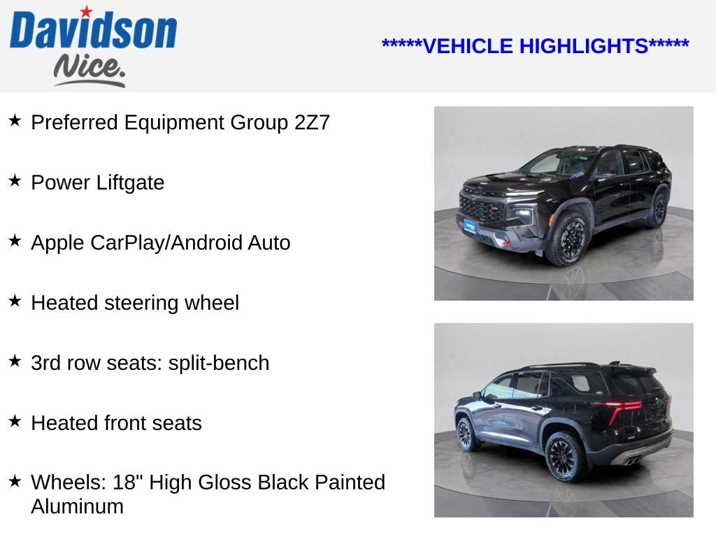 2024 Chevrolet Traverse Z71