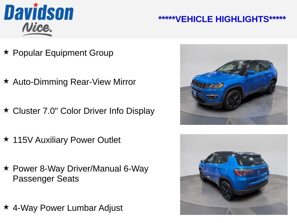 2020 Jeep Compass Altitude