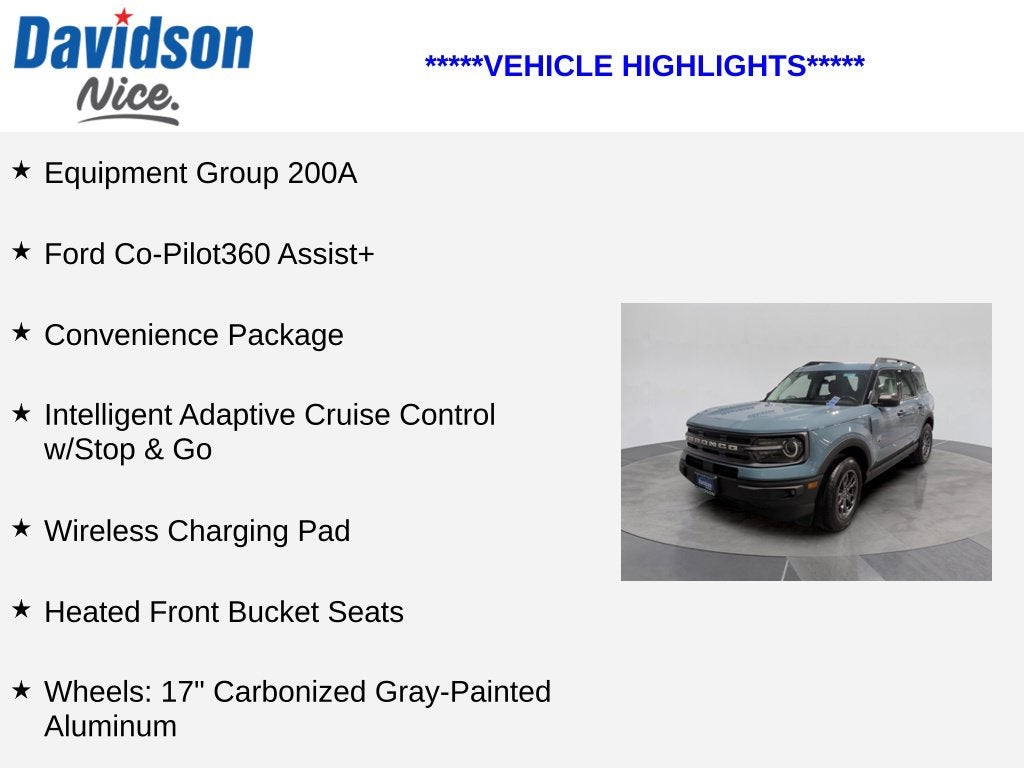 2022 Ford Bronco Sport Big Bend