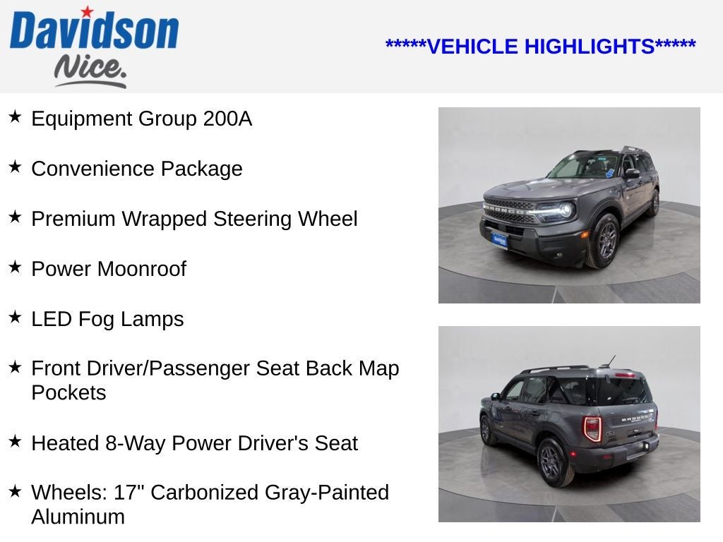 2025 Ford Bronco Sport Big Bend