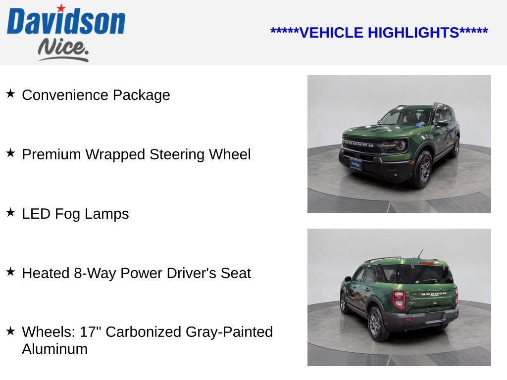 2025 Ford Bronco Sport Big Bend