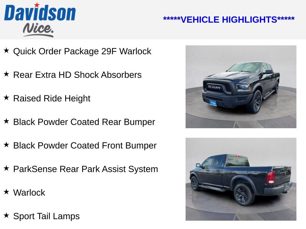 2021 RAM 1500 Classic Warlock