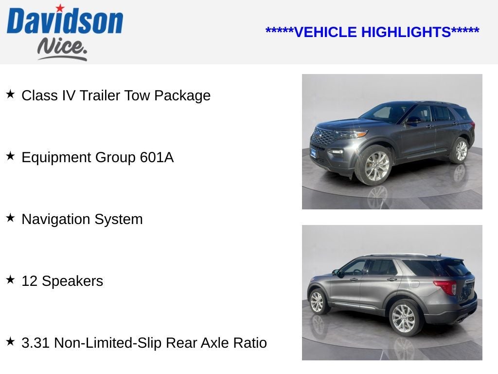 2023 Ford Explorer Platinum