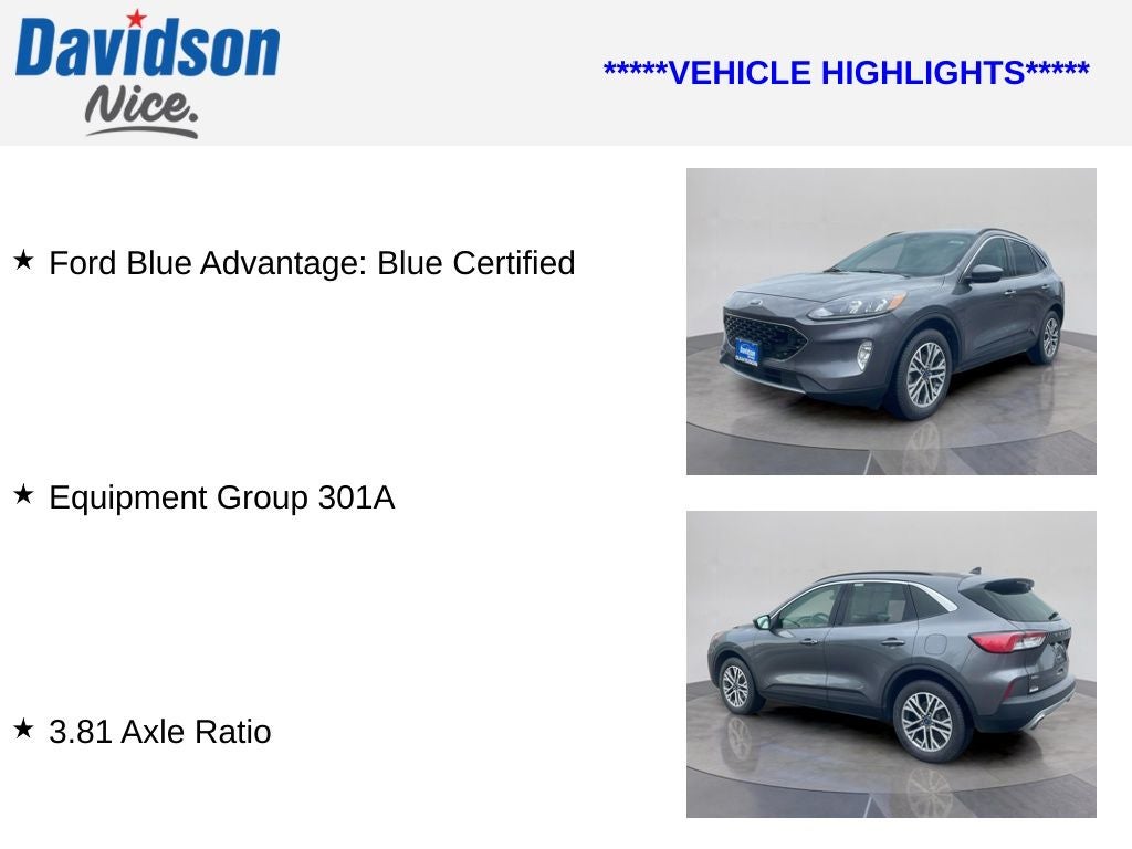 2022 Ford Escape SEL