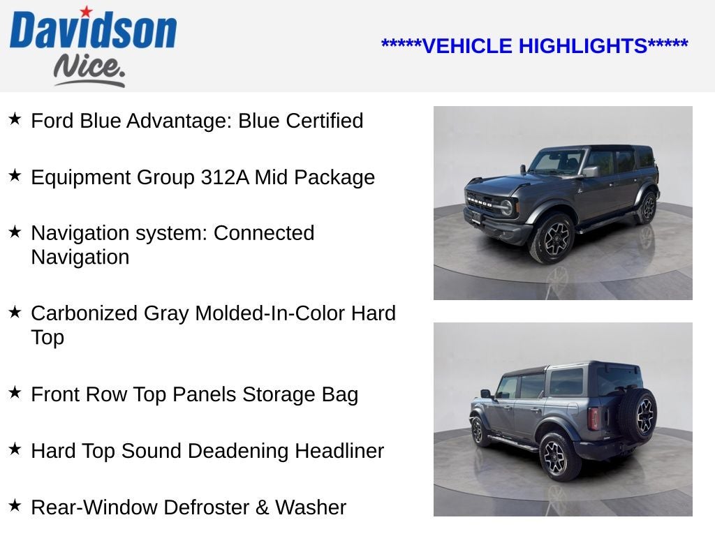 2024 Ford Bronco Outer Banks