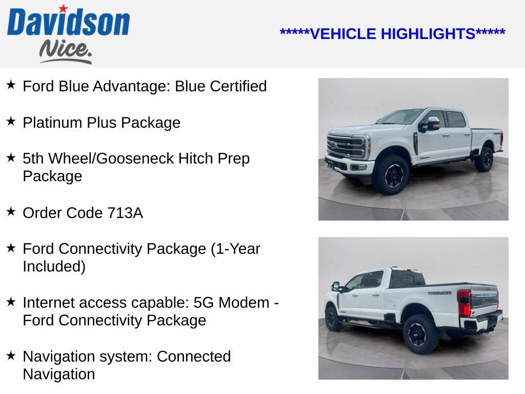 2026 Ford F-350SD Platinum