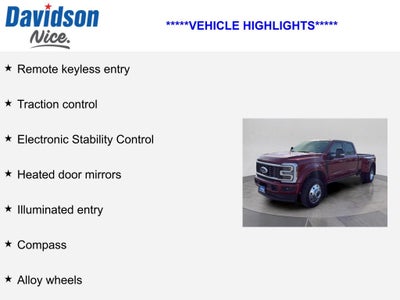 2025 Ford F-450SD Platinum DRW