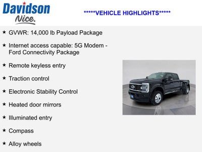 2026 Ford F-450SD Platinum DRW