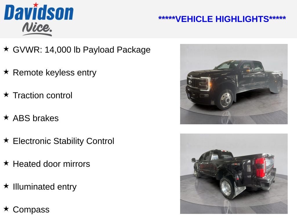 2024 Ford F-450SD Platinum DRW