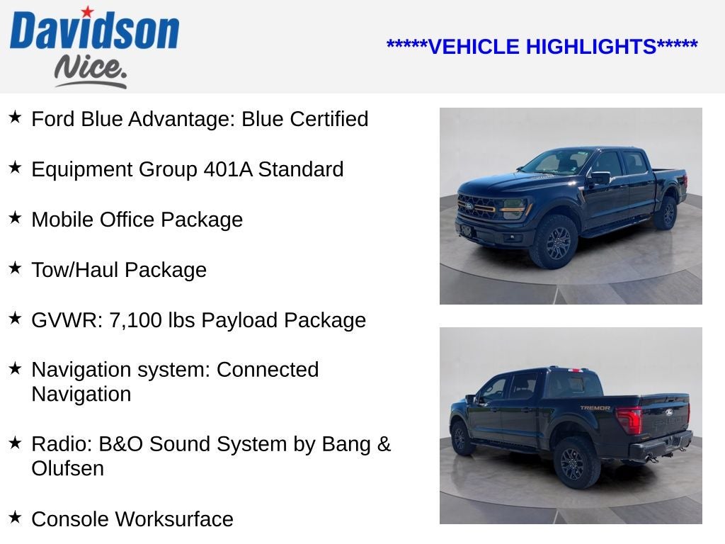 2024 Ford F-150 Tremor