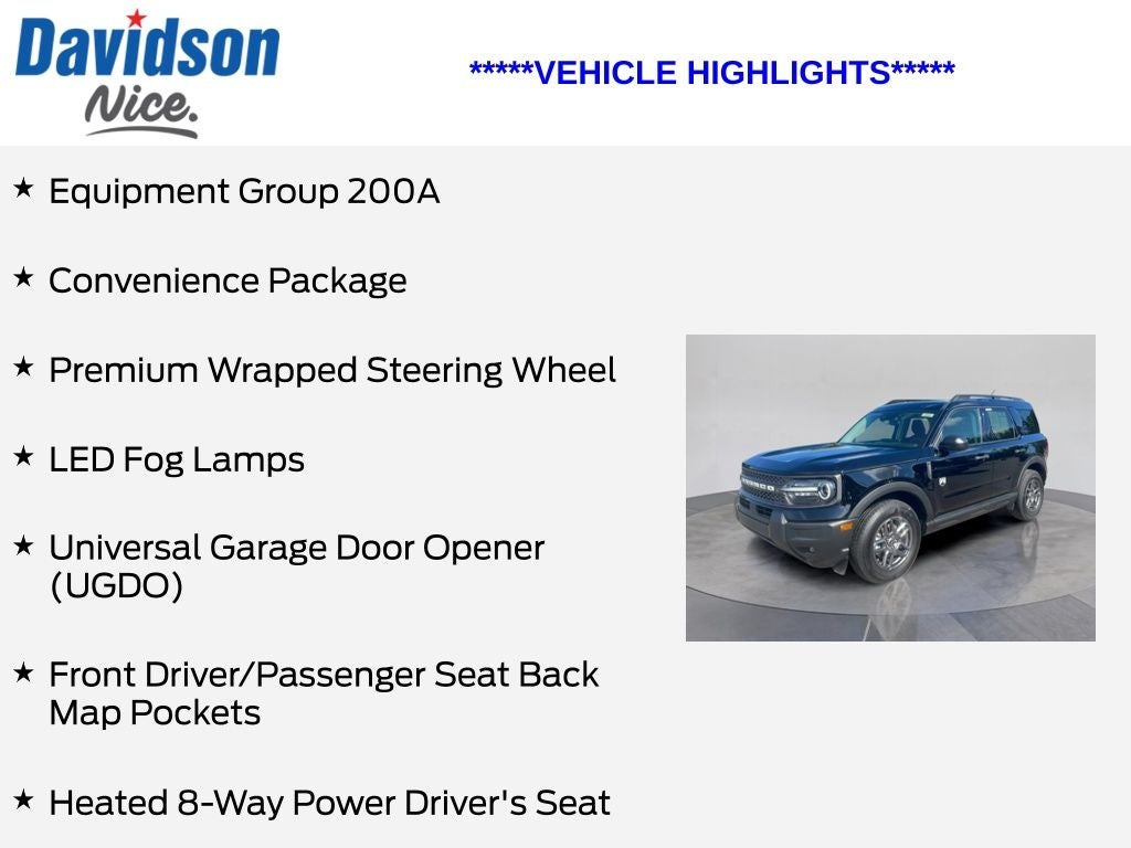 2025 Ford Bronco Sport Big Bend