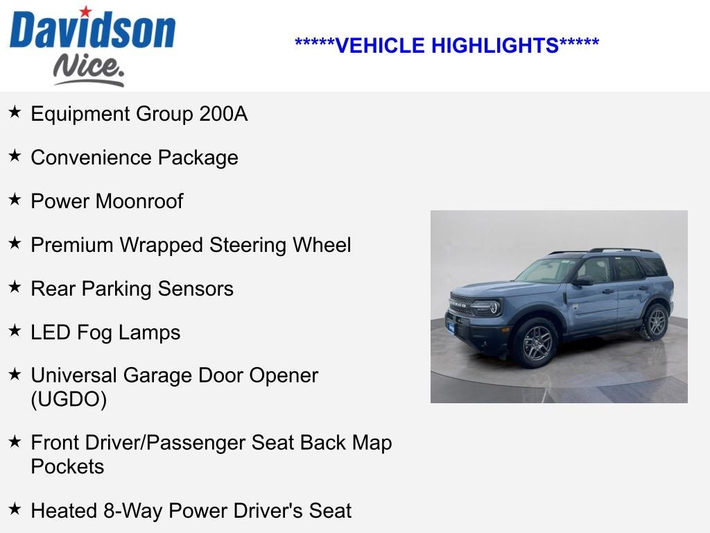 2025 Ford Bronco Sport Big Bend