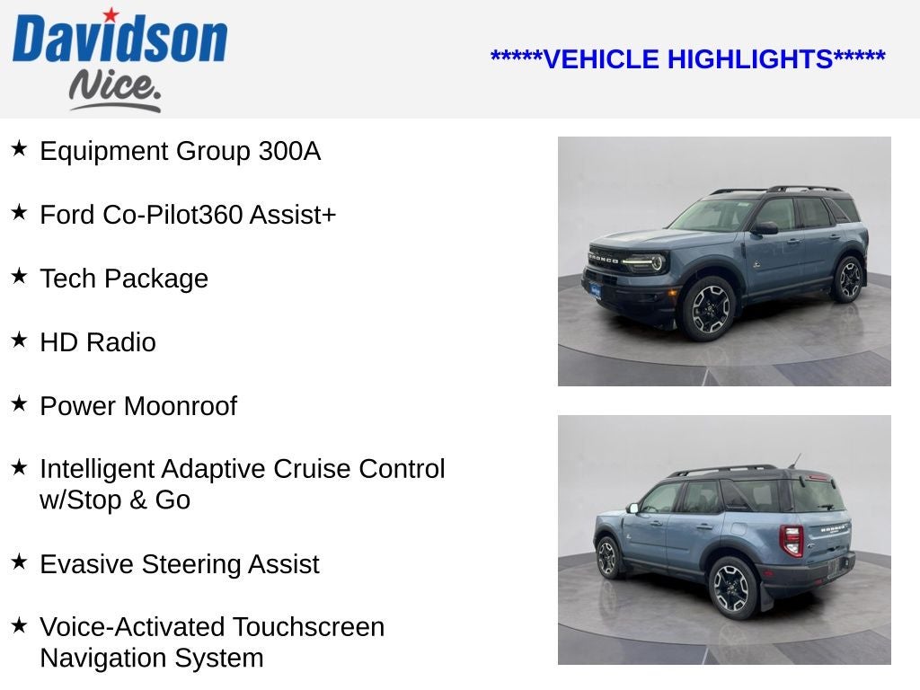 2024 Ford Bronco Sport Outer Banks