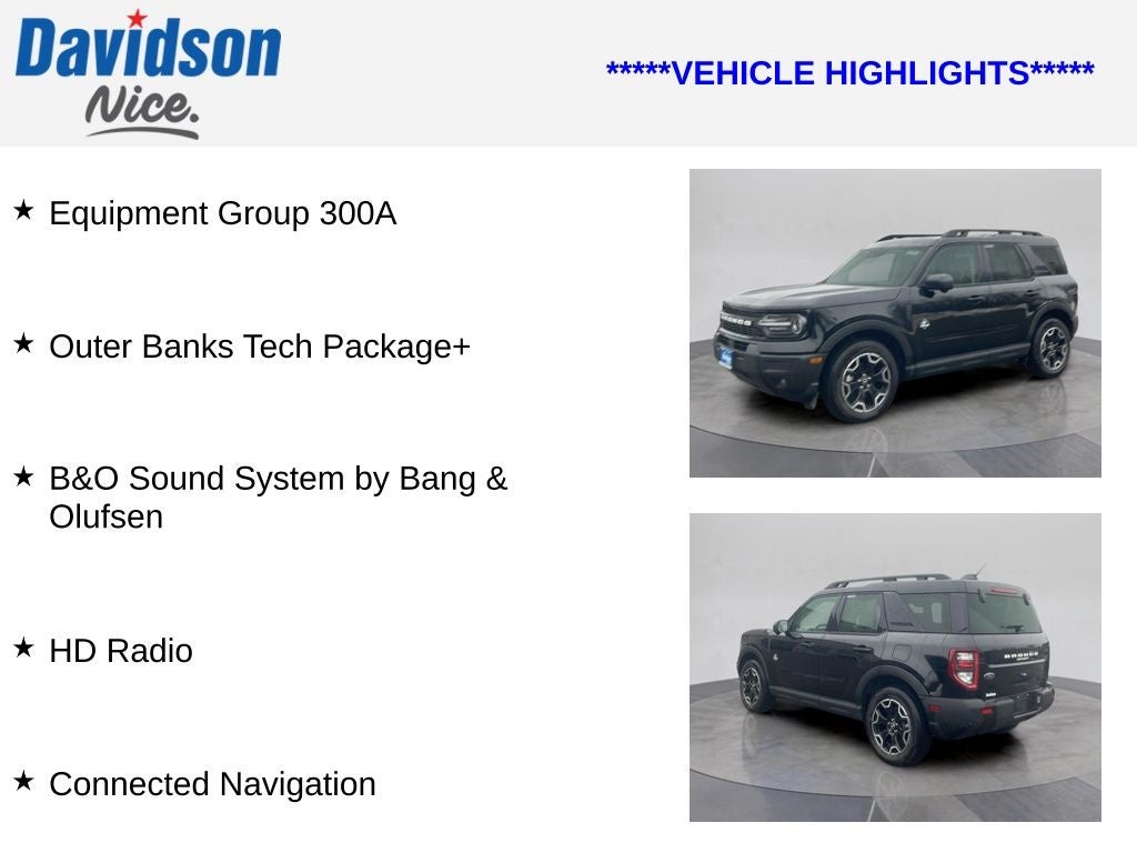 2025 Ford Bronco Sport Outer Banks