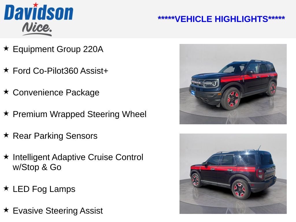 2024 Ford Bronco Sport Free Wheeling