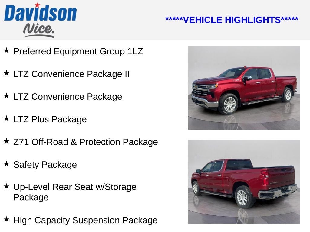 2023 Chevrolet Silverado 1500 LTZ