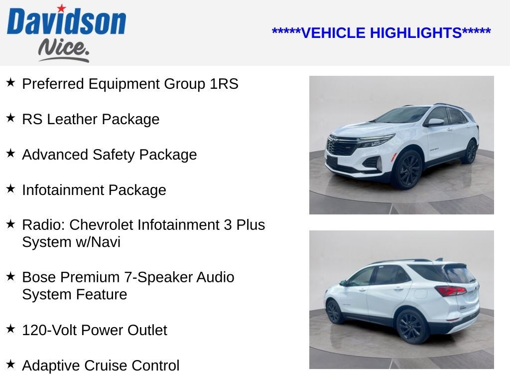 2022 Chevrolet Equinox RS