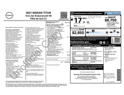 2021 Nissan Titan PRO-4X