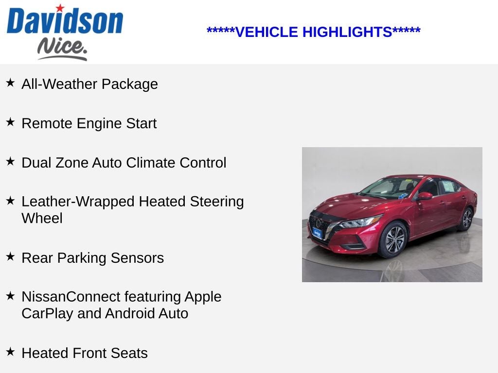 2023 Nissan Sentra SV