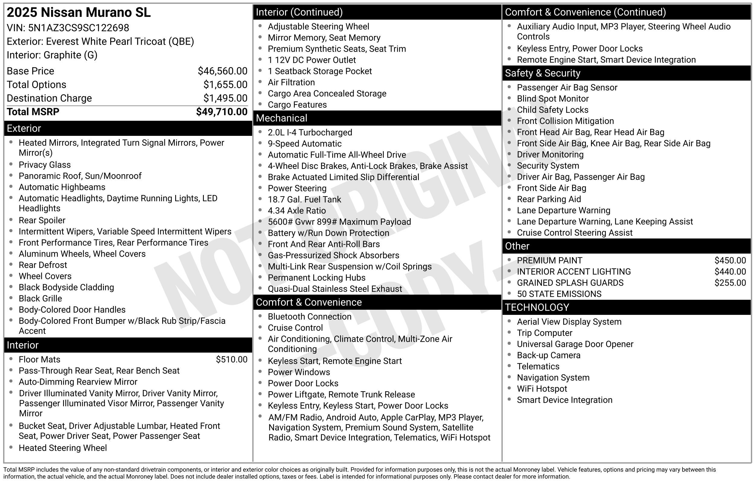 2025 Nissan Murano SL