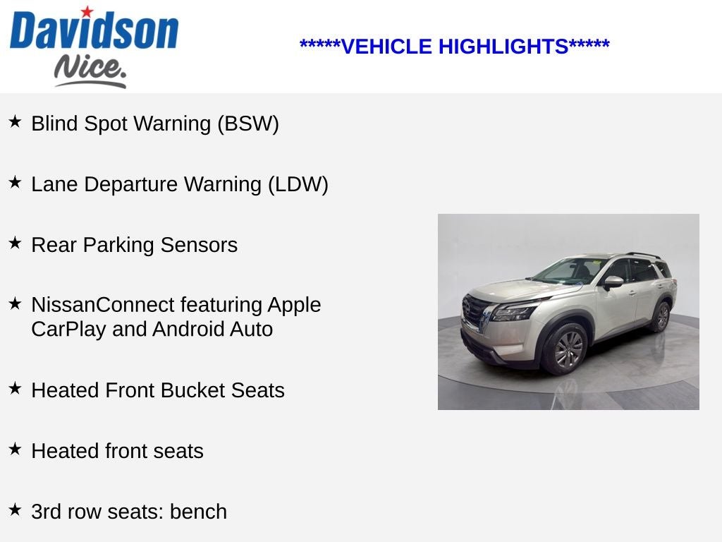 2025 Nissan Pathfinder SV