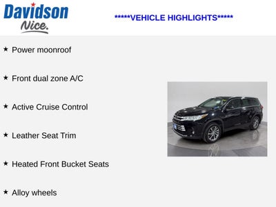 2019 Toyota Highlander SE