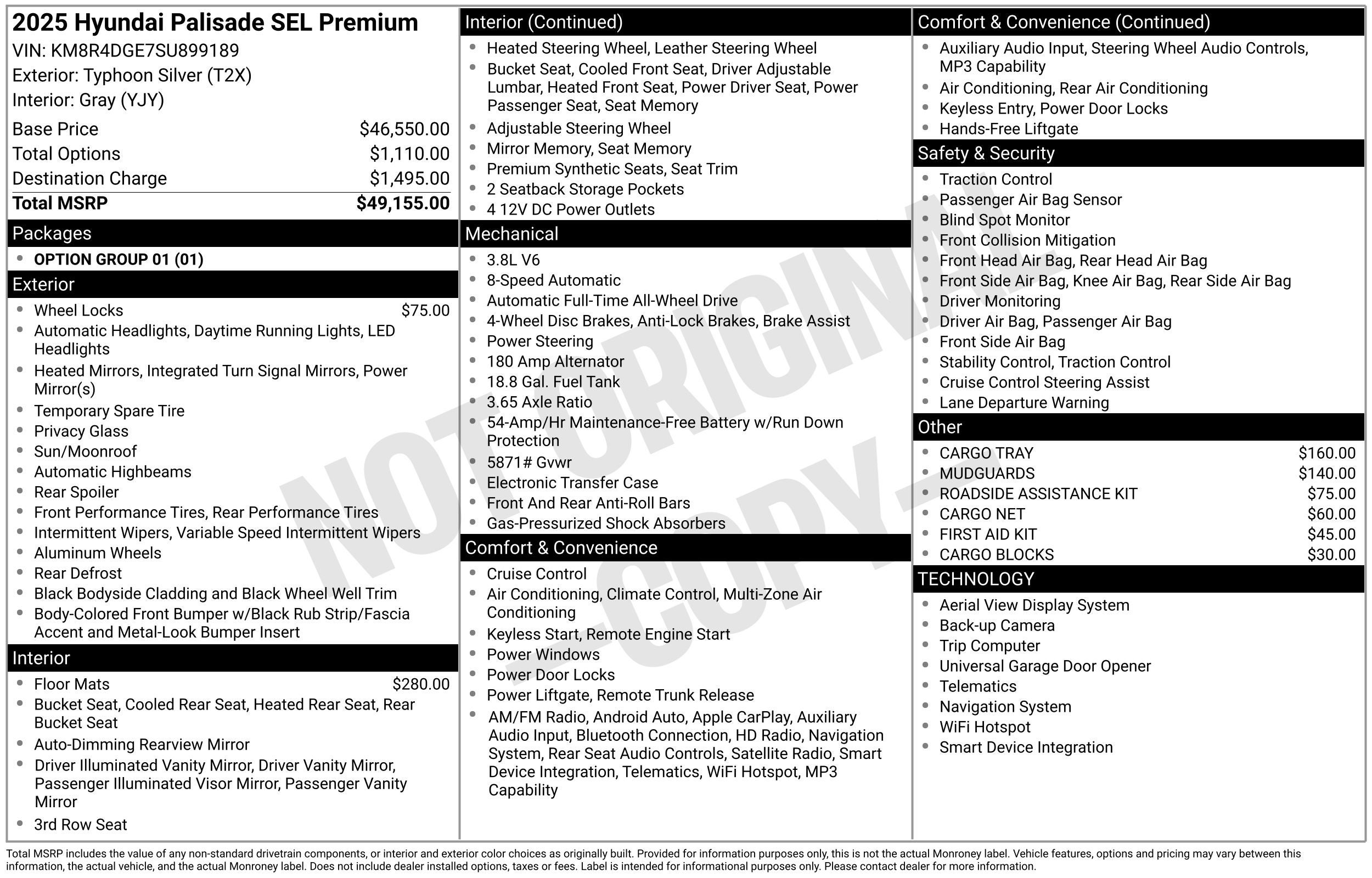 2025 Hyundai Palisade SEL Premium