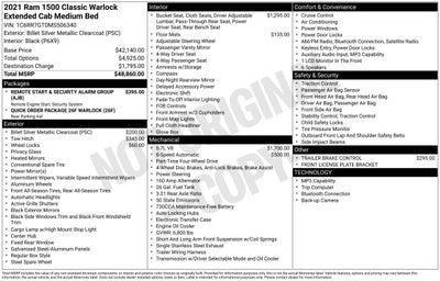 2021 RAM 1500 Classic Warlock
