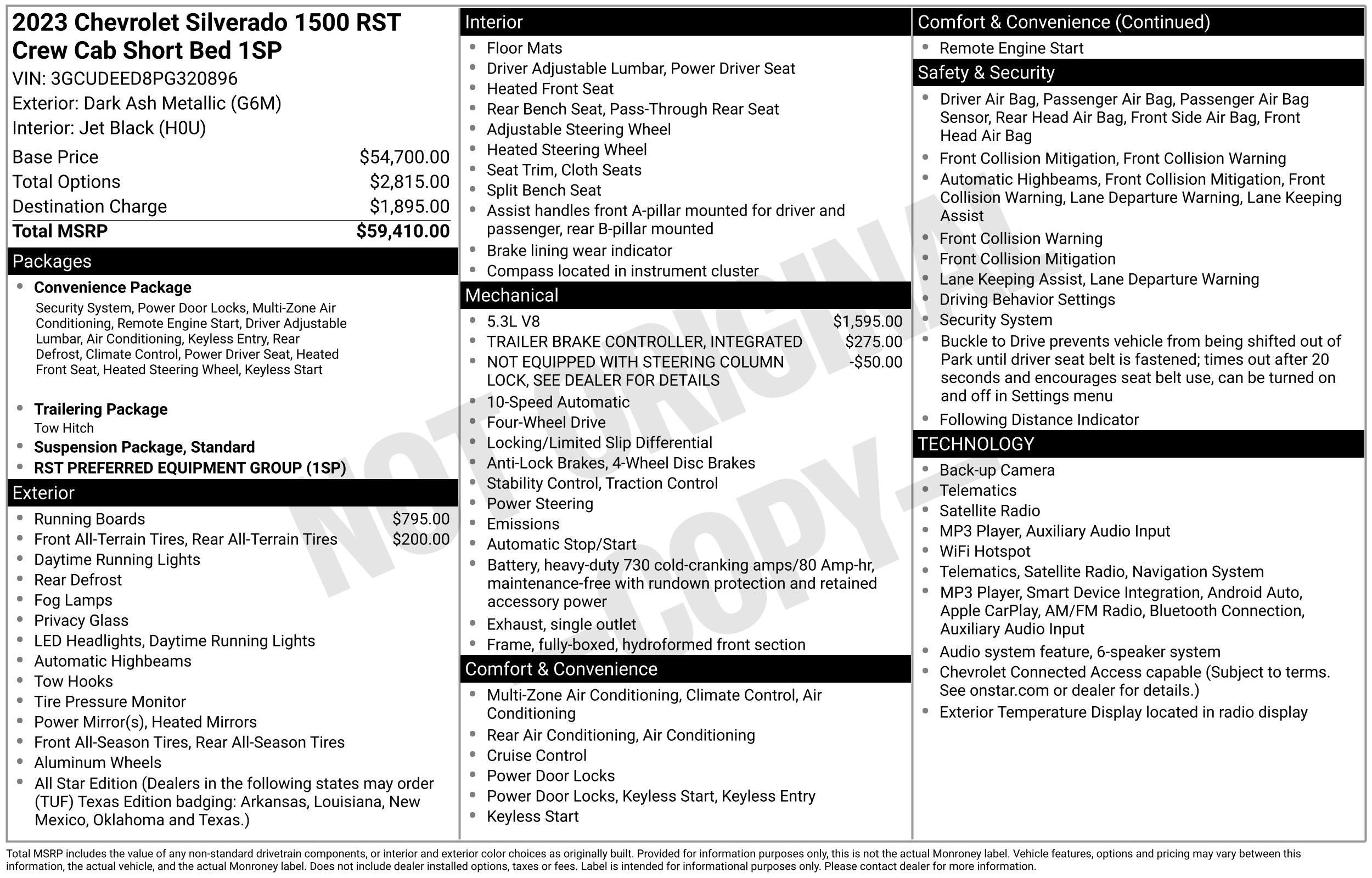 2023 Chevrolet Silverado 1500 RST