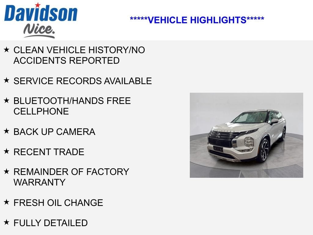 2024 Mitsubishi Outlander SE