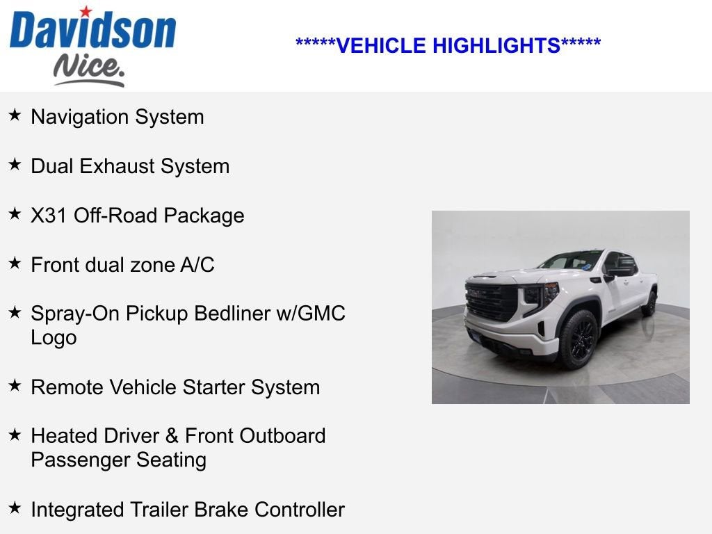 2025 GMC Sierra 1500 Elevation