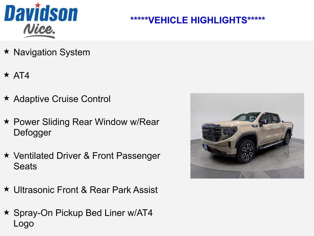 2023 GMC Sierra 1500 AT4