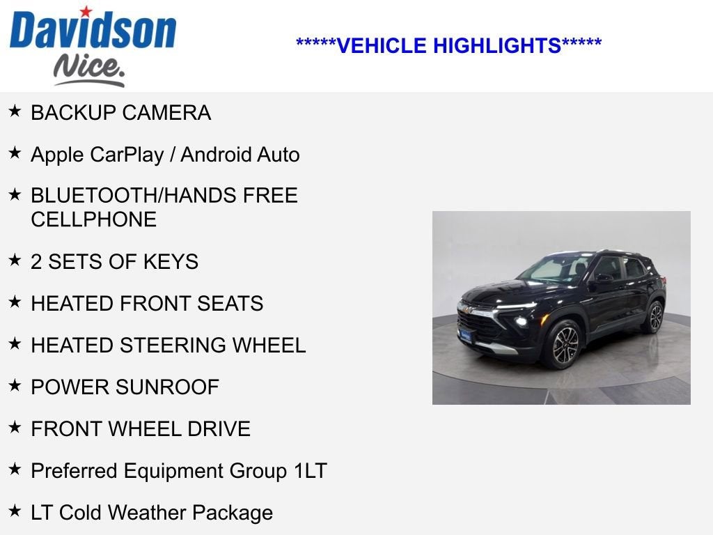 2025 Chevrolet Trailblazer LT