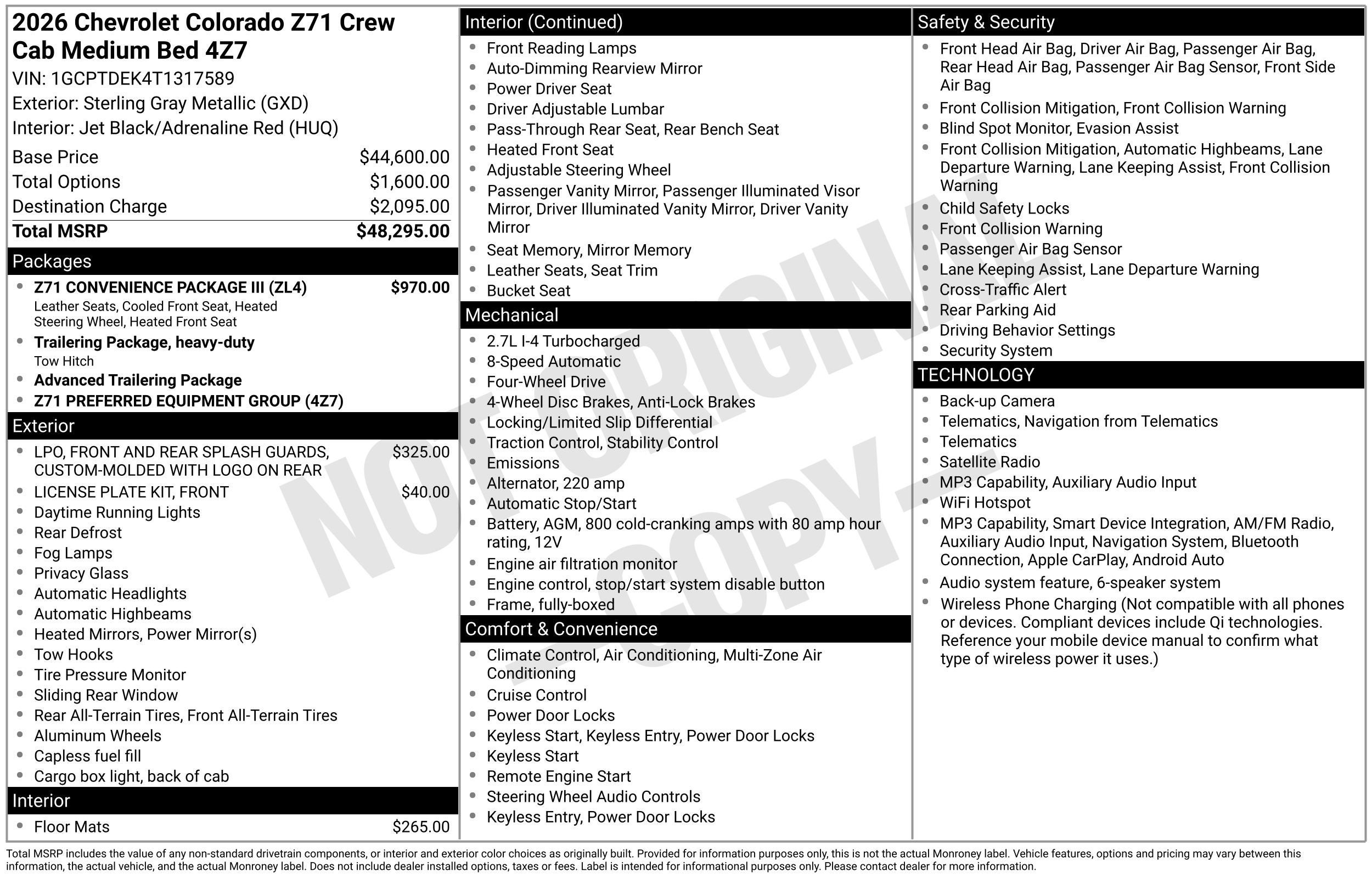 2026 Chevrolet Colorado Z71