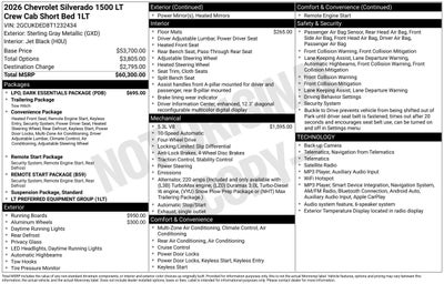 2026 Chevrolet Silverado 1500 LT