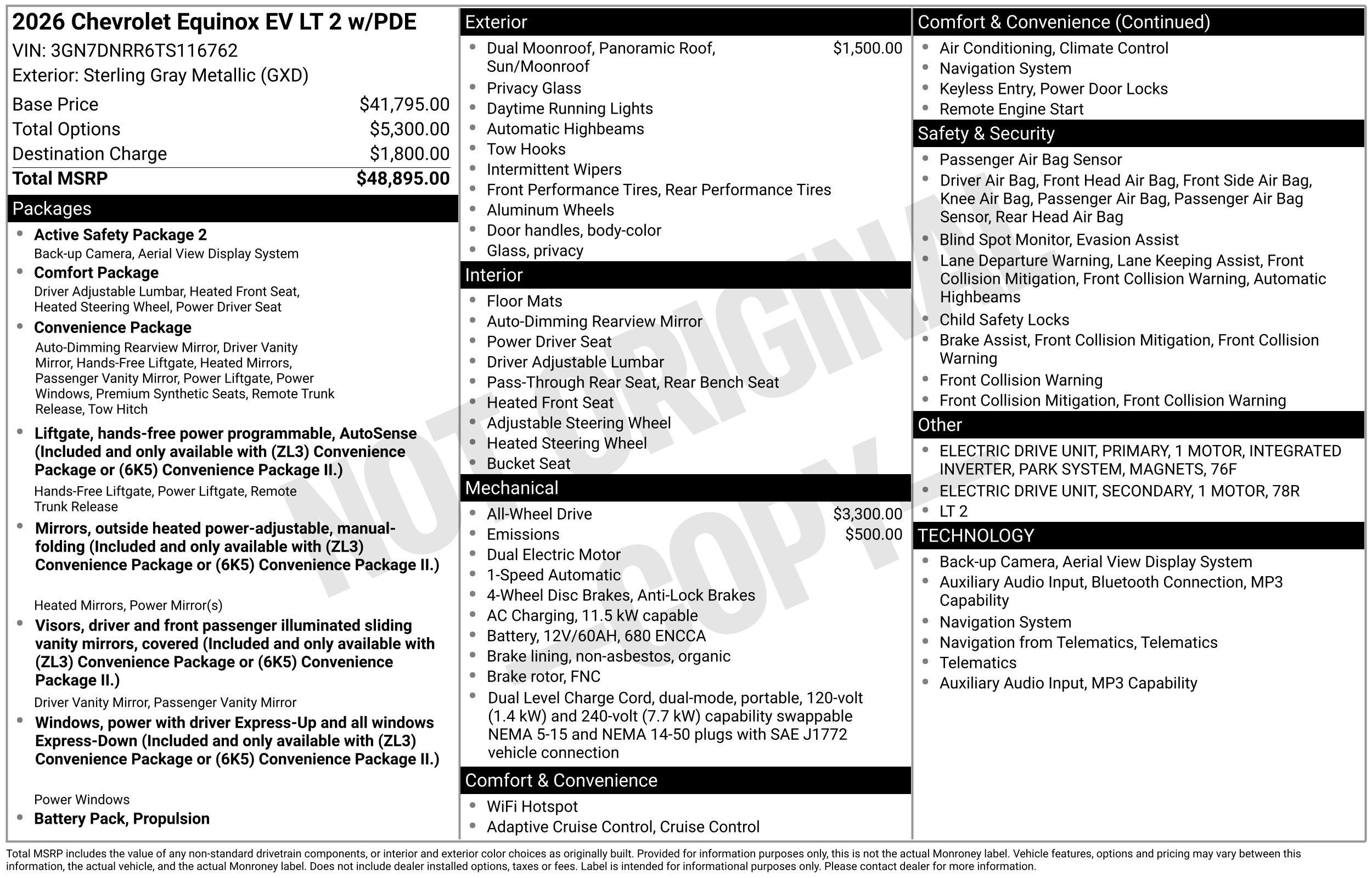 2026 Chevrolet Equinox EV LT
