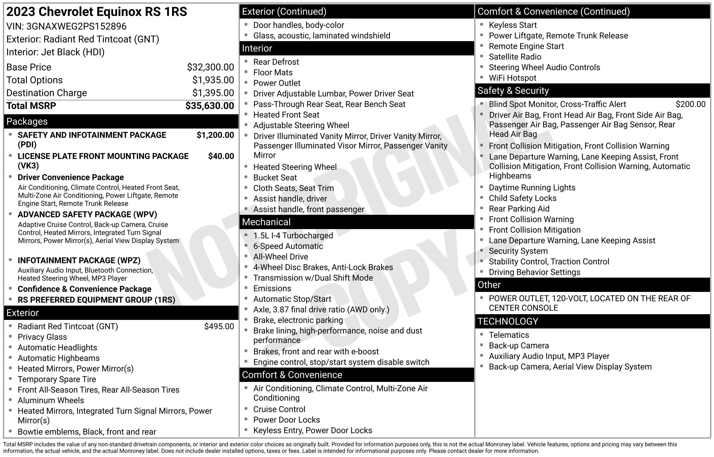 2023 Chevrolet Equinox RS