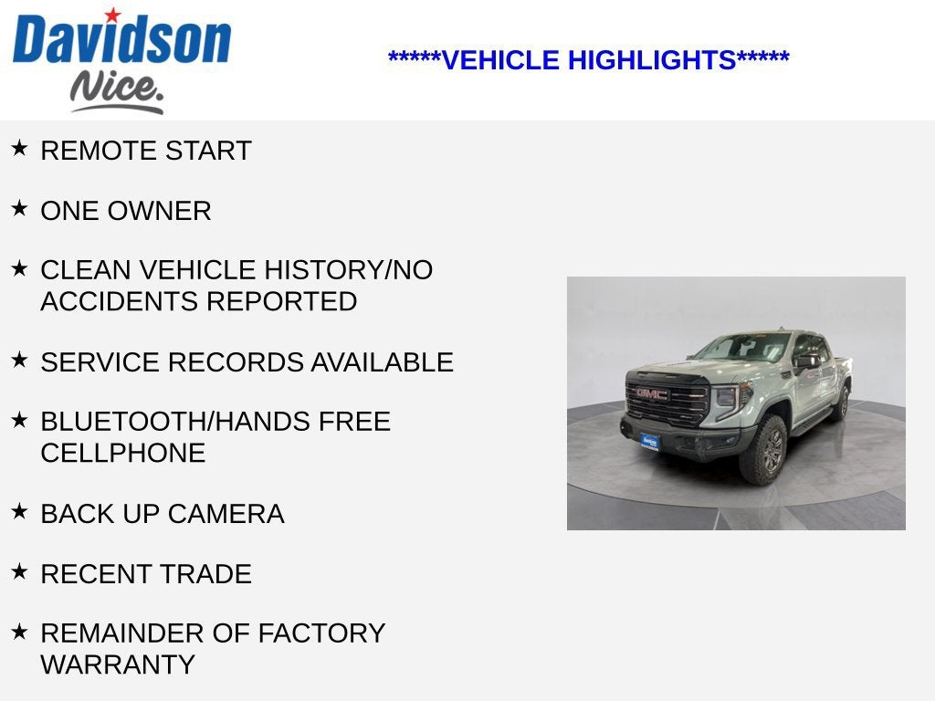 2024 GMC Sierra 1500 AT4X