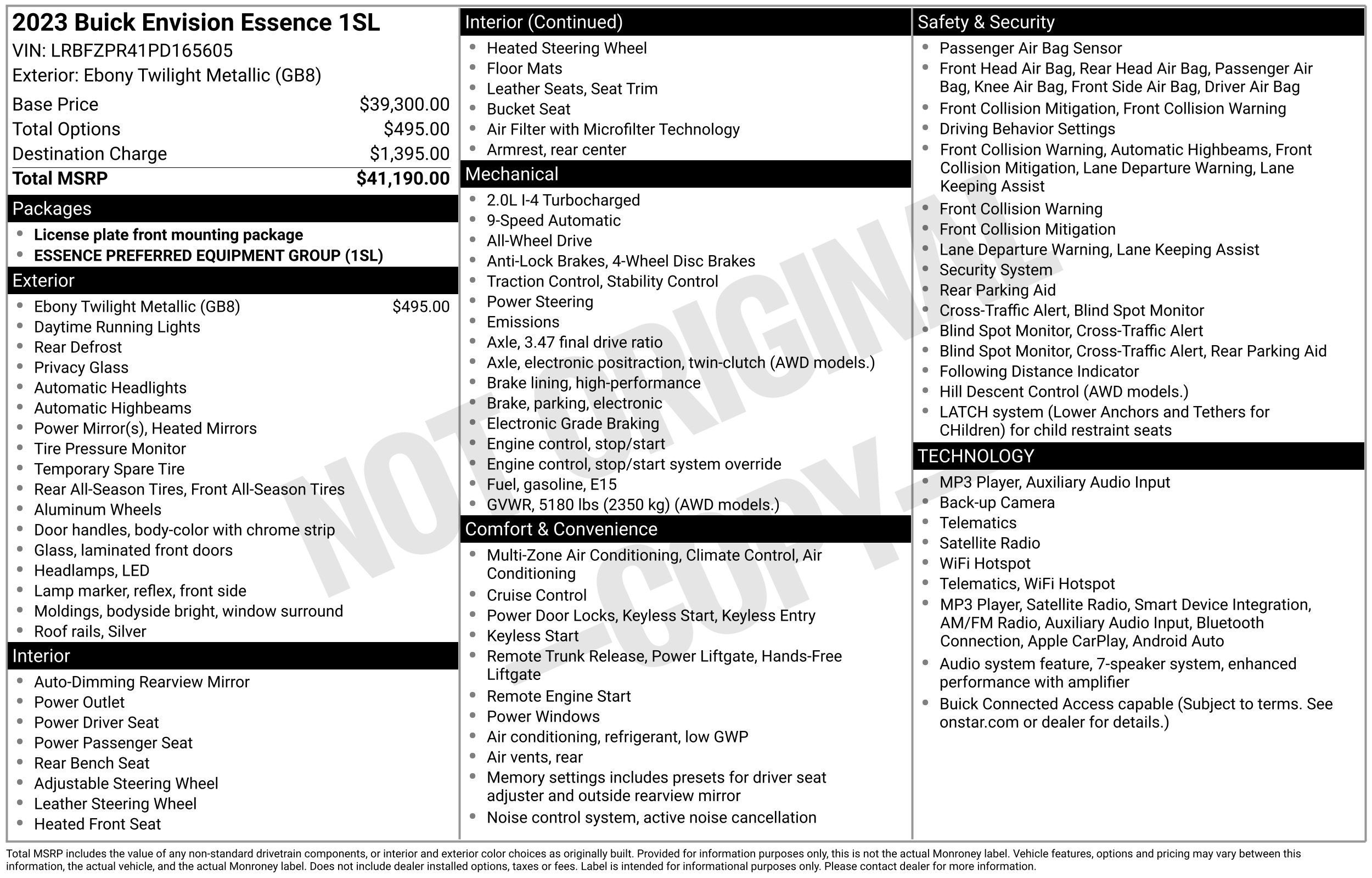 2023 Buick Envision Essence