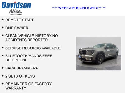 2026 GMC Acadia Elevation