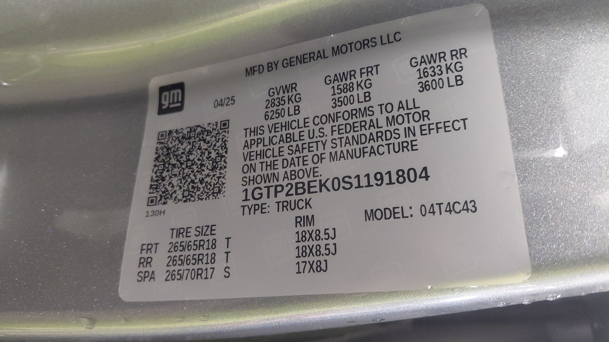 2025 GMC Canyon Elevation