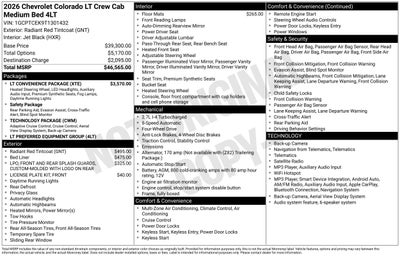 2026 Chevrolet Colorado LT