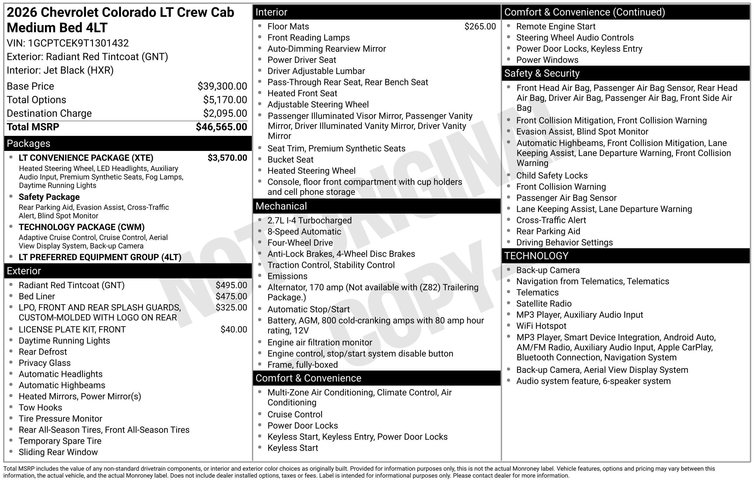2026 Chevrolet Colorado LT