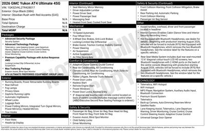 2026 GMC Yukon AT4 Ultimate