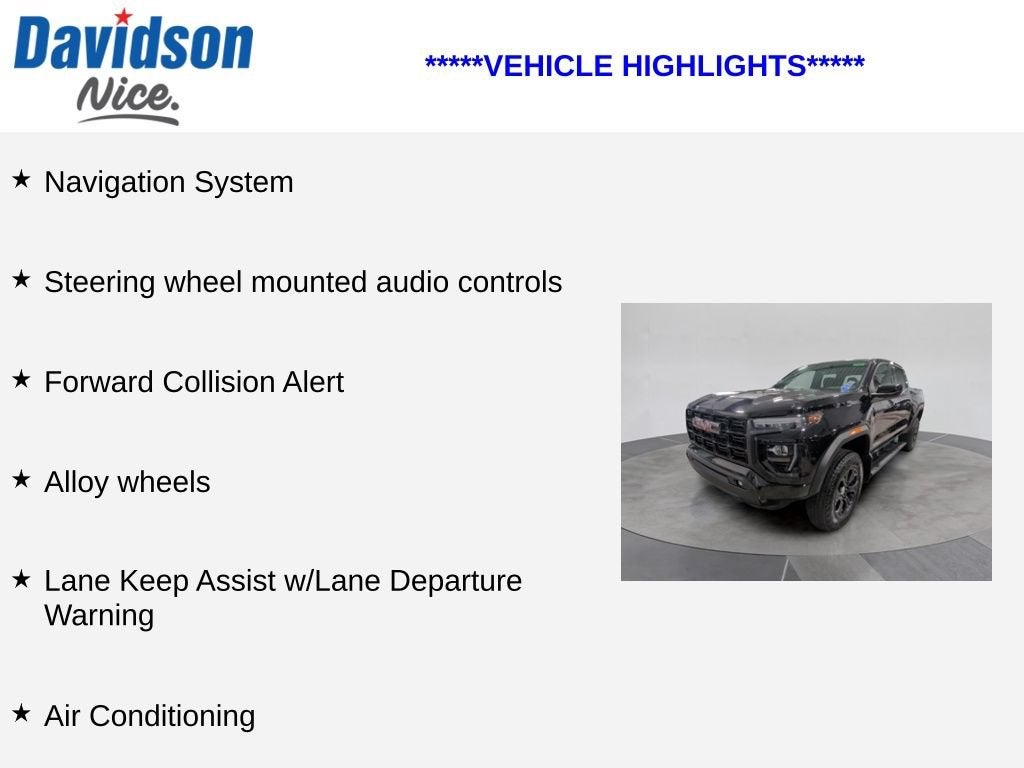 2024 GMC Canyon Elevation